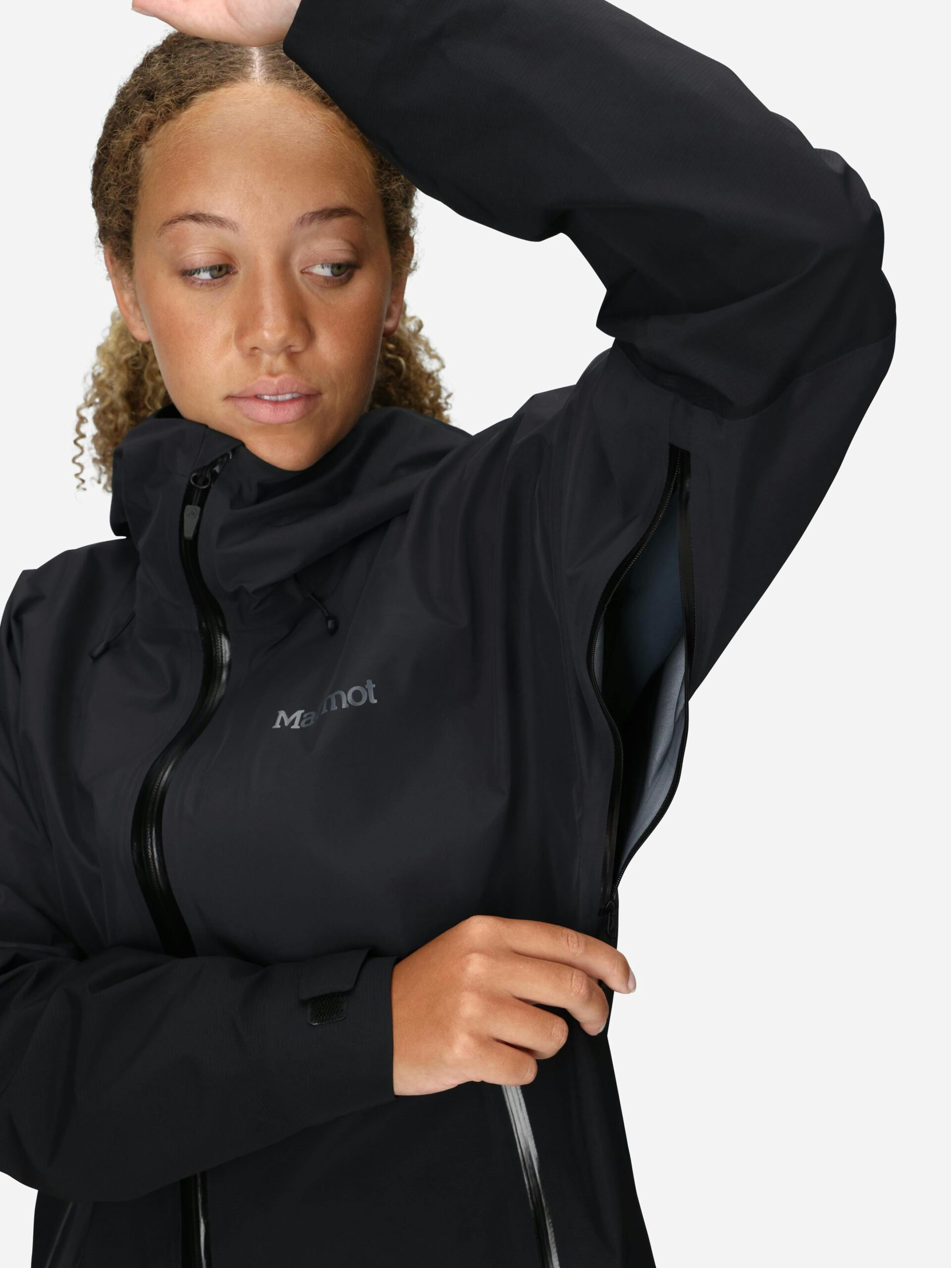 Marmot Women's Seeker GORE-TEX® C-Knit Rain Jacket in Black - Image 6