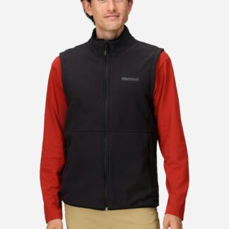 Marmot Men's Rocklin Fleece Vest in Black