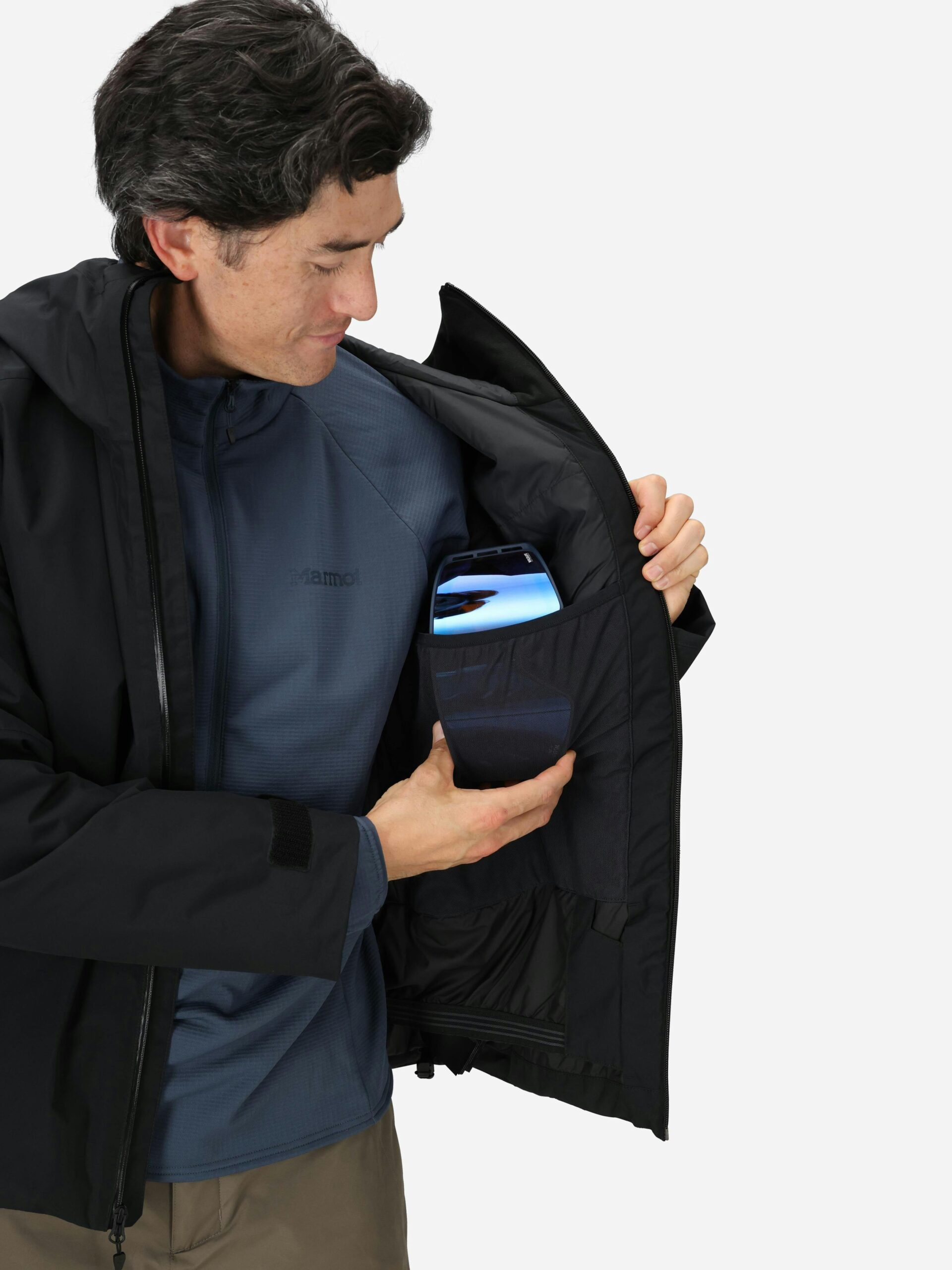 Marmot Men's GORE-TEX® Lightray Insulated Jacket in Black - Image 5