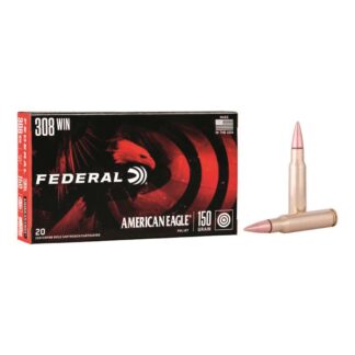 American Eagle, .308 Winchester, FMJBT, 150 Grain, 20 Rounds