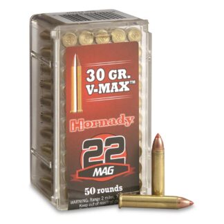 Hornady Varmint Express, .22 Magnum, V-MAX, 30 Grain, 50 Rounds
