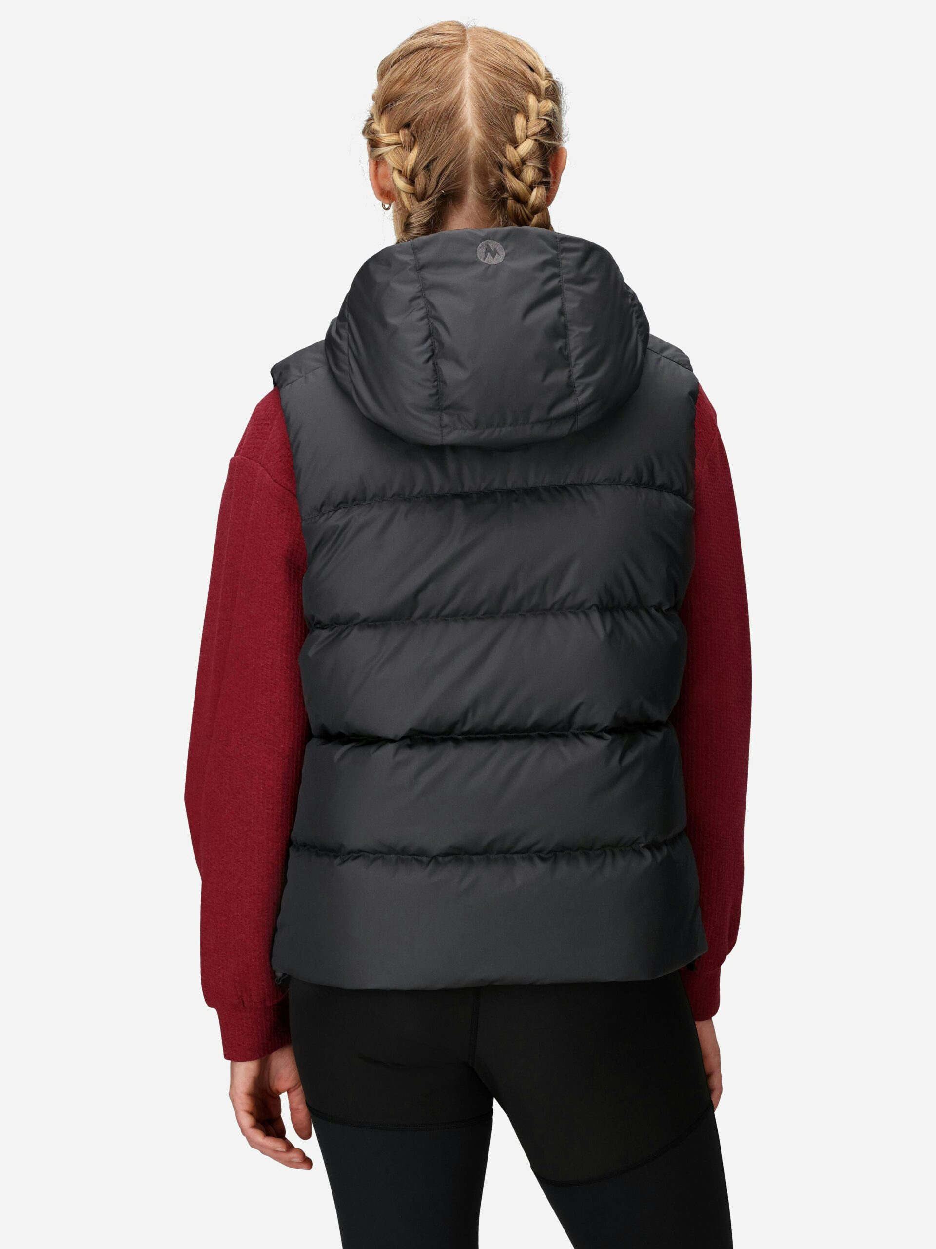 Marmot Women's Strollbridge Down Hooded Vest (Fall 2025) in Black - Image 3