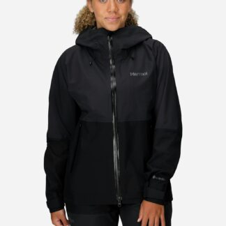 Marmot Women's Seeker GORE-TEX® C-Knit Rain Jacket in Black