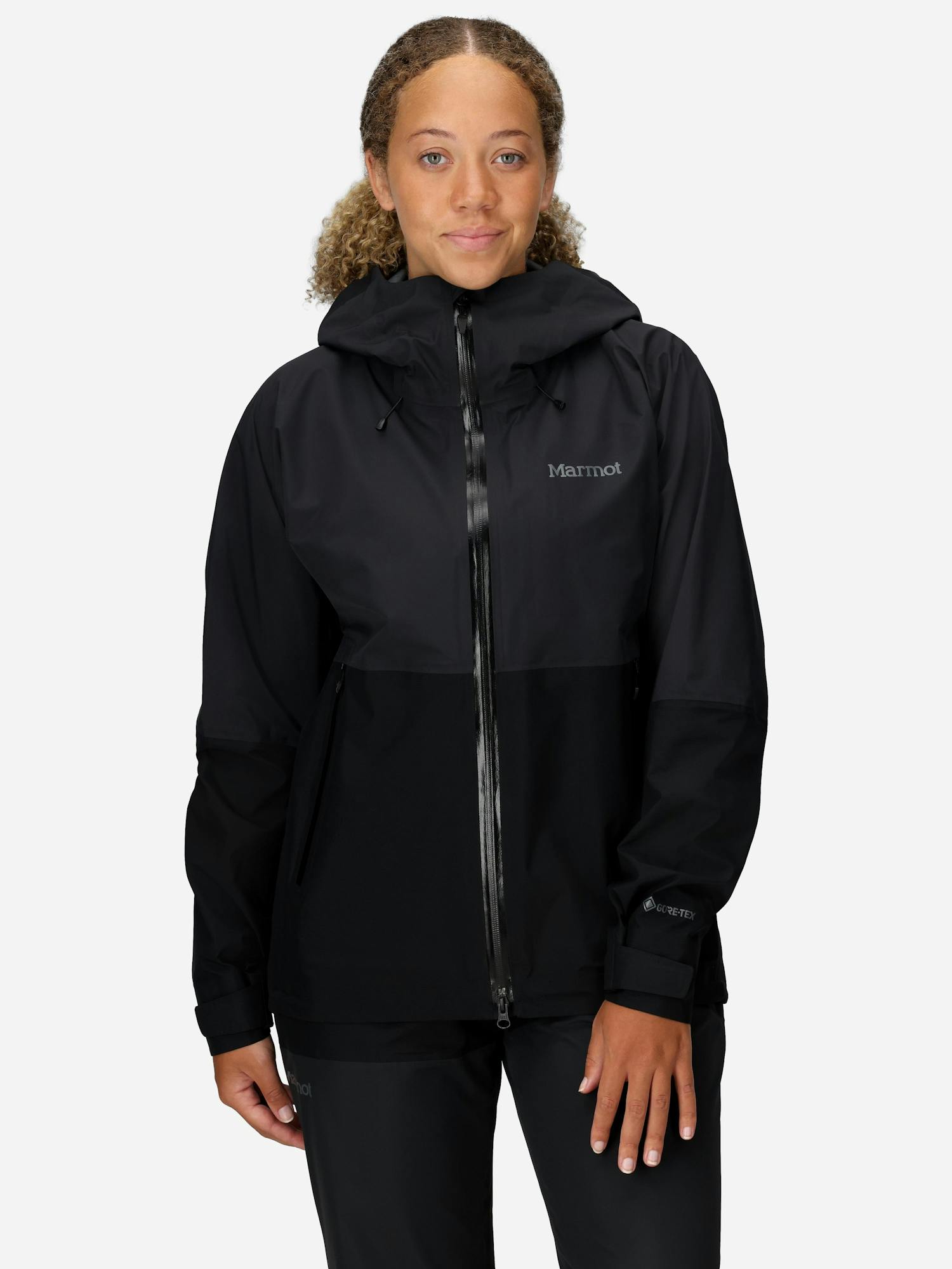 Marmot Women's Seeker GORE-TEX® C-Knit Rain Jacket in Black