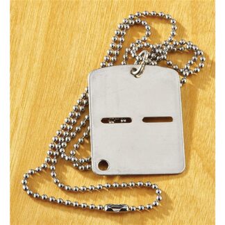 Italian Military Surplus Dog Tags, 4 Pack, New