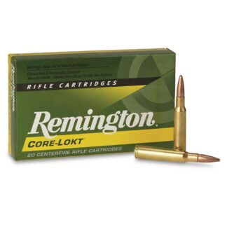 Remington Core-Lokt, 7mm Mauser, PSP Core-Lokt, 140 Grain, 20 Rounds