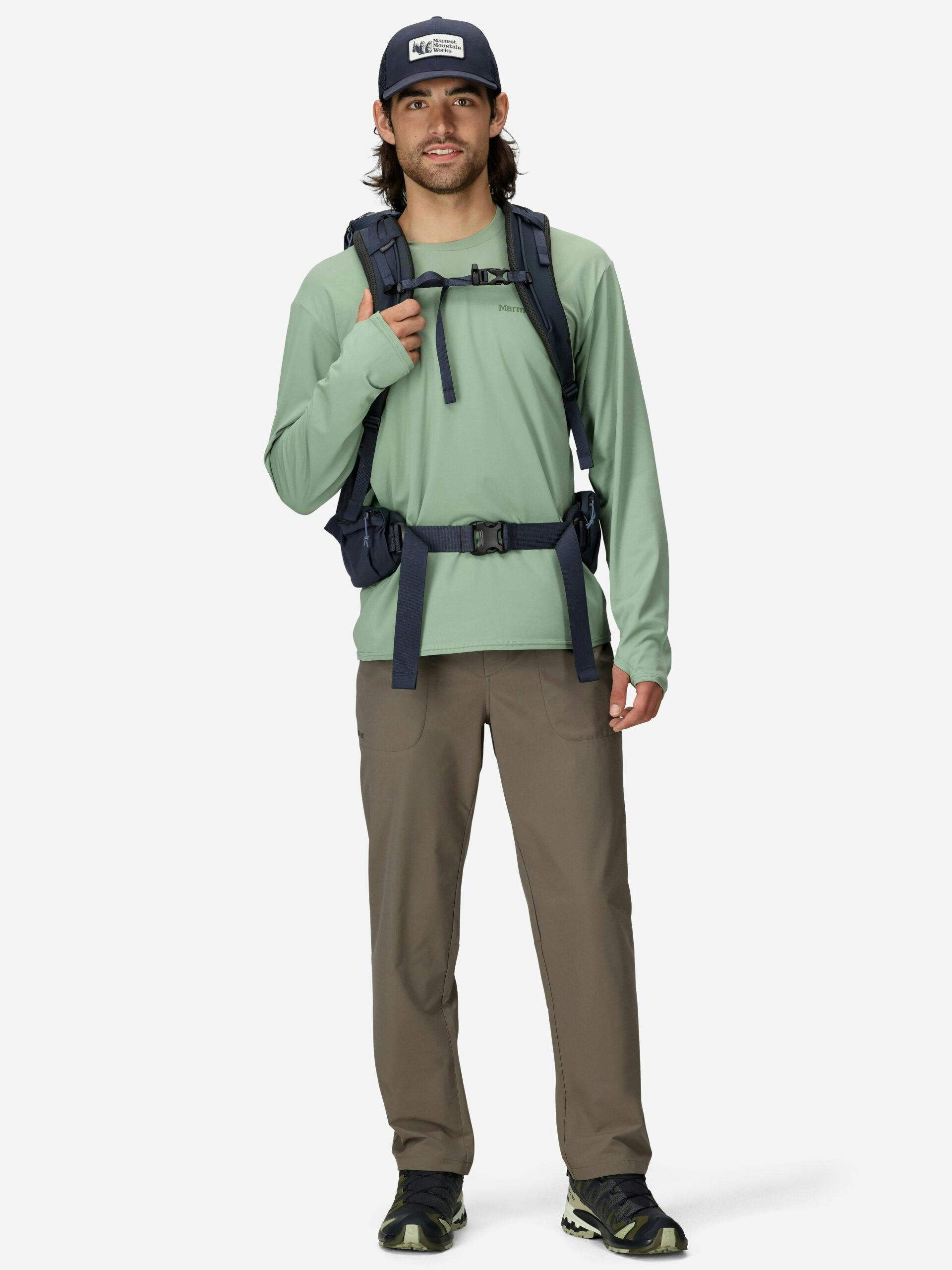 Marmot Men's AirExchange UPF 40 Pants in Claystone - Image 4