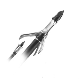 Grim Reaper Razortip Crossbow 3-Blade Mechanical Broadheads, 3 Pack