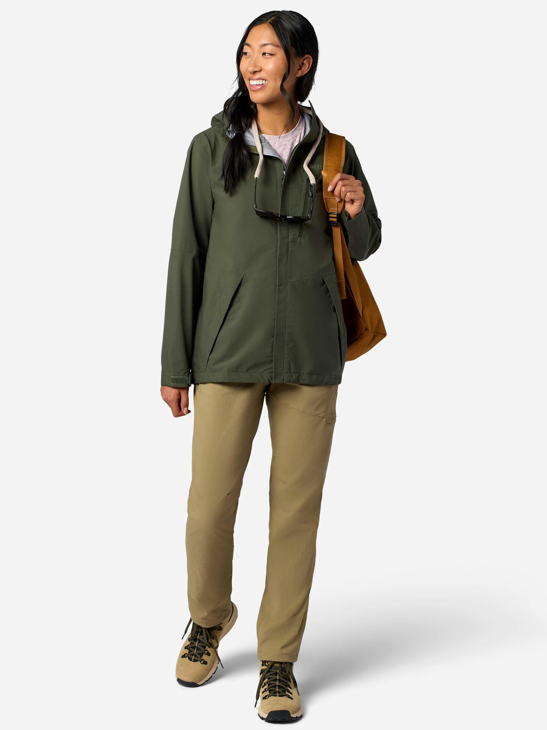 Marmot Women's PreCip® Evo Pro Rain Jacket in Nori - Image 5
