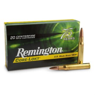 Remington Core-Lokt, .30-06 Springfield, PSP, 180 Grain, 20 Rounds