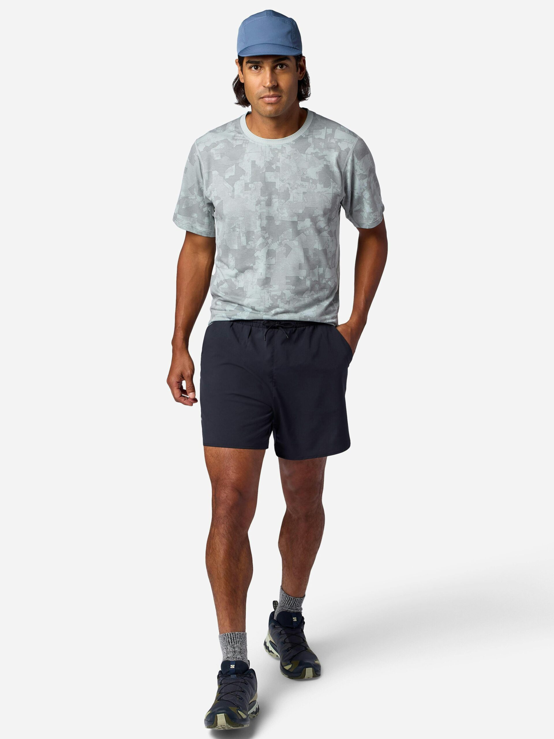 Marmot Men's Upbeat Active Short 7" in Black - Image 5