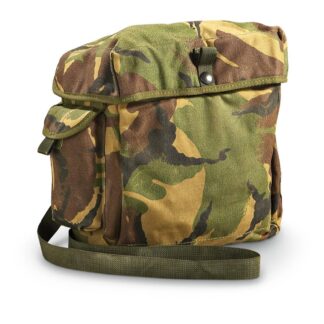 British Military Surplus Gas Mask Bags, 2 Pack, Used