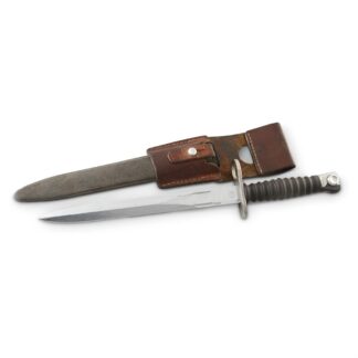 Swiss Military Surplus Bayonet with Scabbard, Used