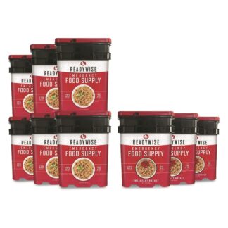ReadyWise Emergency Food Supply Breakfast & Entree Pack, 1,080 Servings