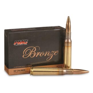 PMC Bronze, .50 BMG, FMJ-BT, 660 Grain, 10 Rounds