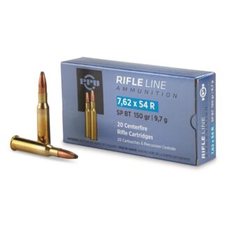 PPU, 7.62x54R, SP-BT, 150 Grain, 20 Rounds