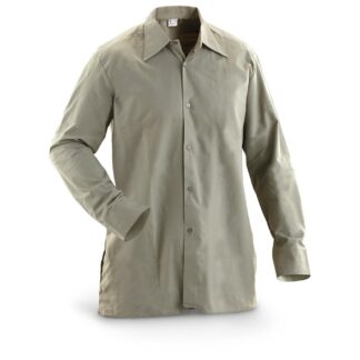 Czech Military Surplus M21 Dress Shirts, 6 Pack, New