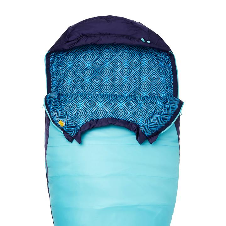 Marmot Women's Trestles 15° Sleeping Bag in French Blue/Harbor Blue | Down - Image 3