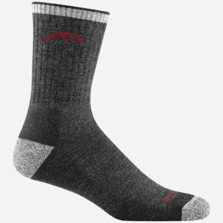 Marmot Darn Tough Men's Hiker Micro Crew Midweight Hiking Socks in Darn Tough Black | Merino Wool