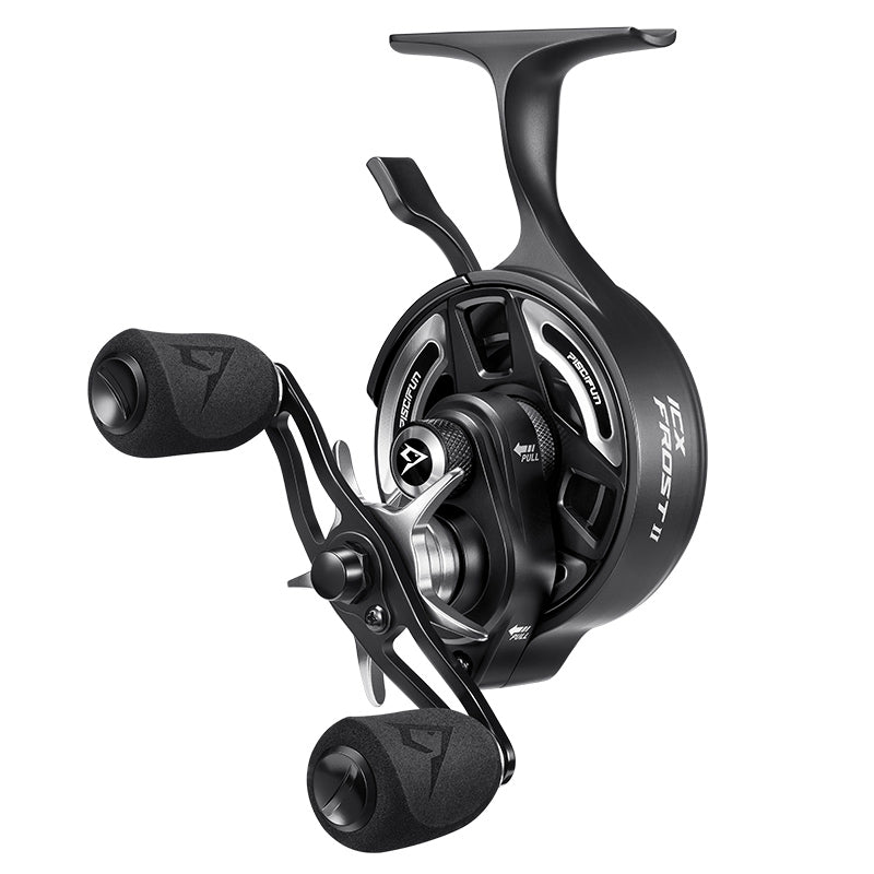 Piscifun® ICX FrostⅡ Carbon Free Fall Ice Fishing Reel with Anti-Tangle Spool - Black /