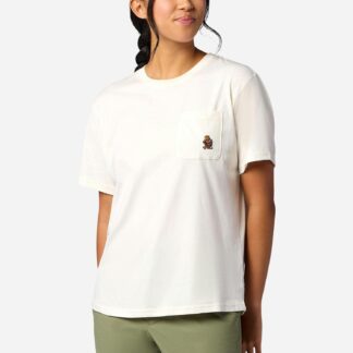 Marmot Women’s Marty Short-Sleeve Pocket T-Shirt (Spring 2026) in Pearl | Recycled Cotton