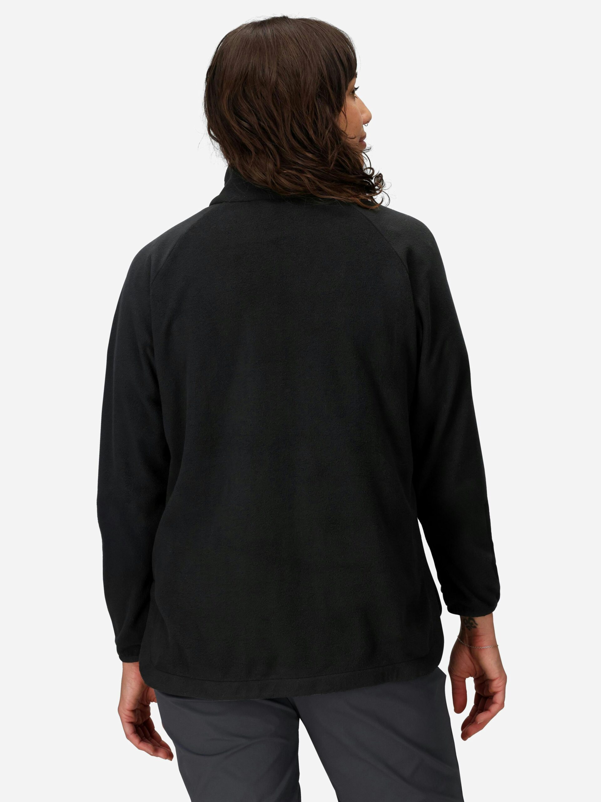 Marmot Women's Upward Fleece Half-Zip Pullover in Black - Image 3