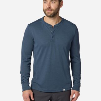 Marmot Men's Long-Sleeve Mayacama Henley in Thunderhead
