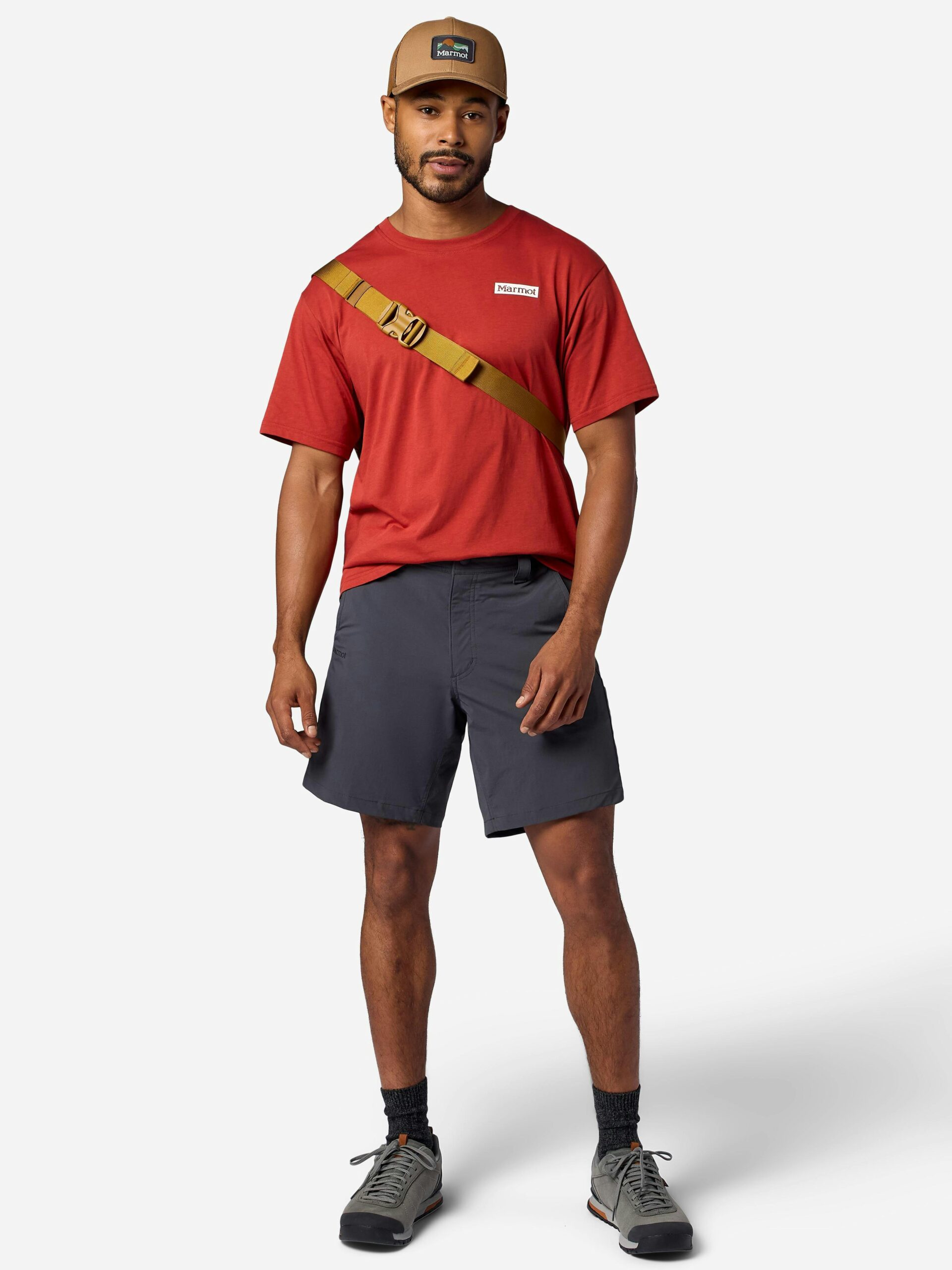 Marmot Men's Scenic Short-Sleeve T-Shirt (Spring 2026) in Sumac | Recycled Cotton - Image 4