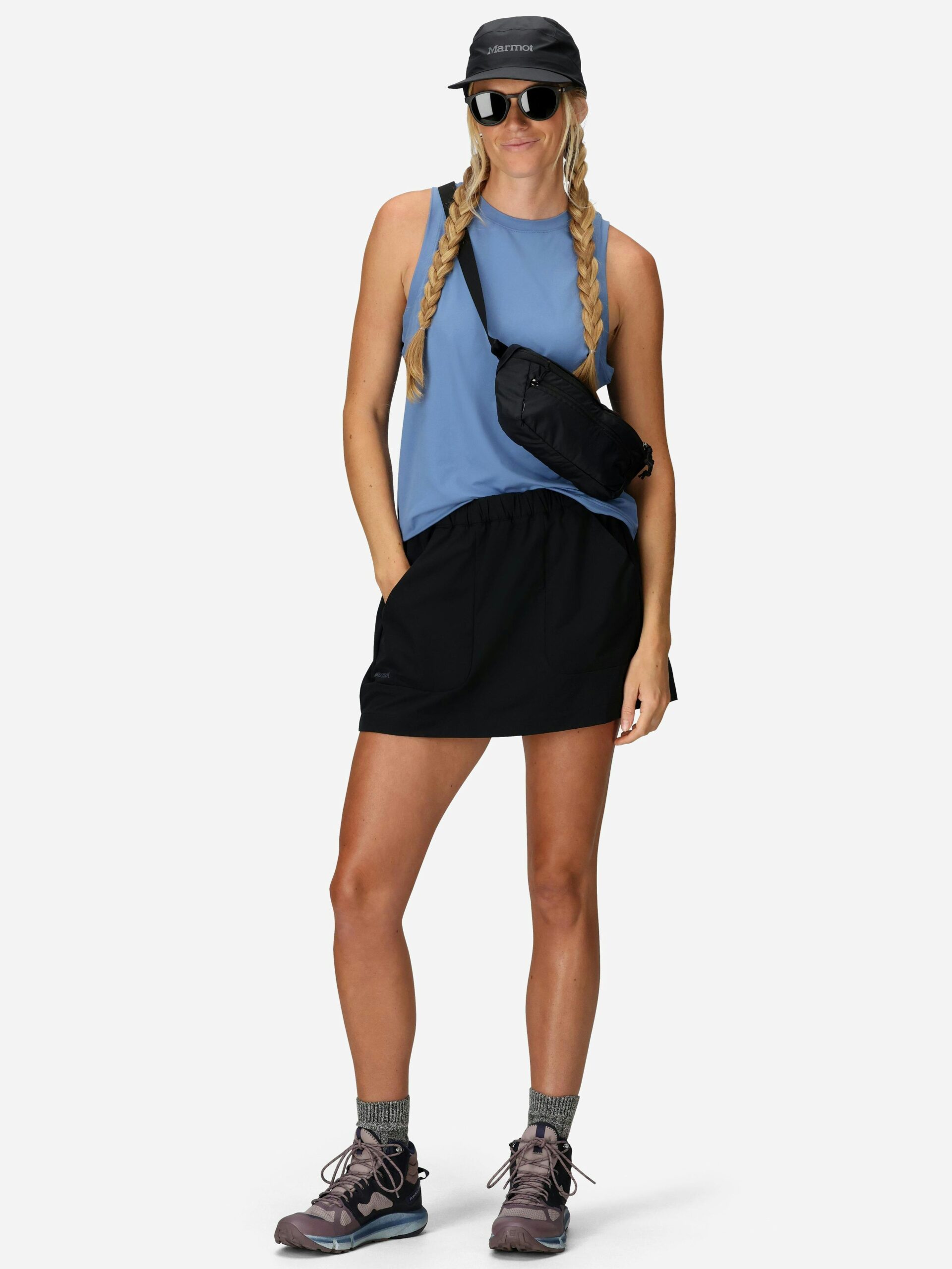 Marmot Women's AirExchange UPF 40 Skort (Spring 2026) in Black - Image 4