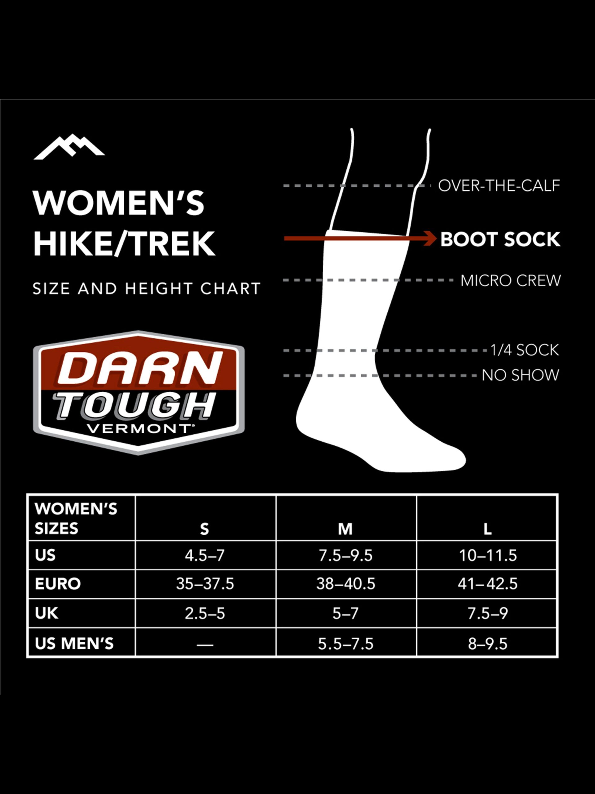 Marmot Darn Tough Women's Hiker Boot Full Cushion Midweight Hiking Socks in Darn Tough Slate | Merino Wool - Image 6