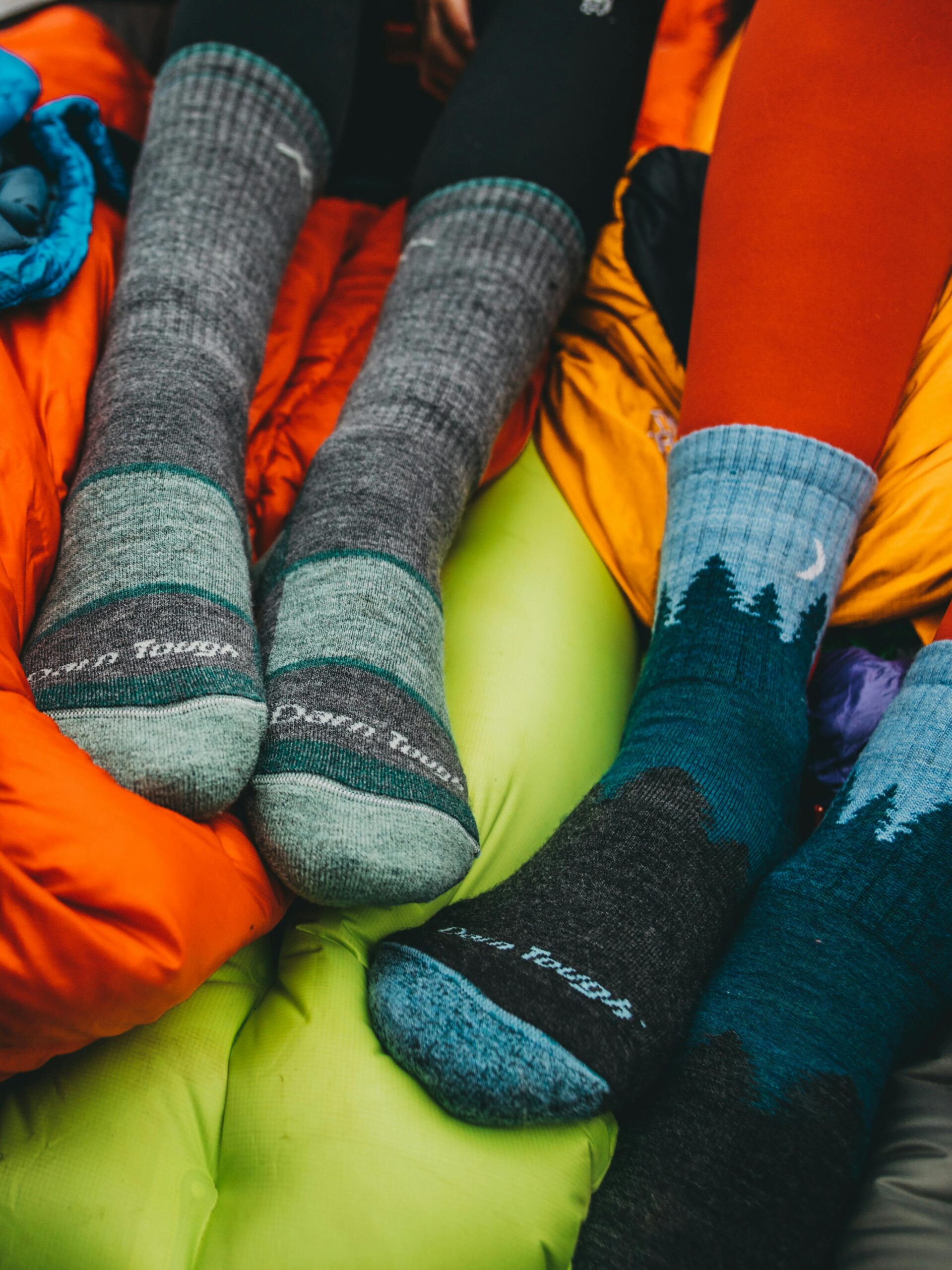Marmot Darn Tough Women's Hiker Boot Full Cushion Midweight Hiking Socks in Darn Tough Slate | Merino Wool - Image 4