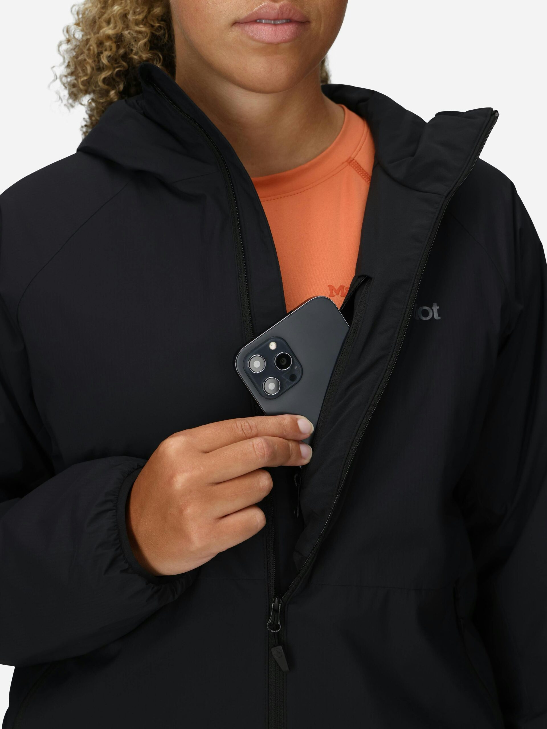 Marmot Women's PrimaLoft® Novus LT Hoody (Fall 2025) in Black - Image 6