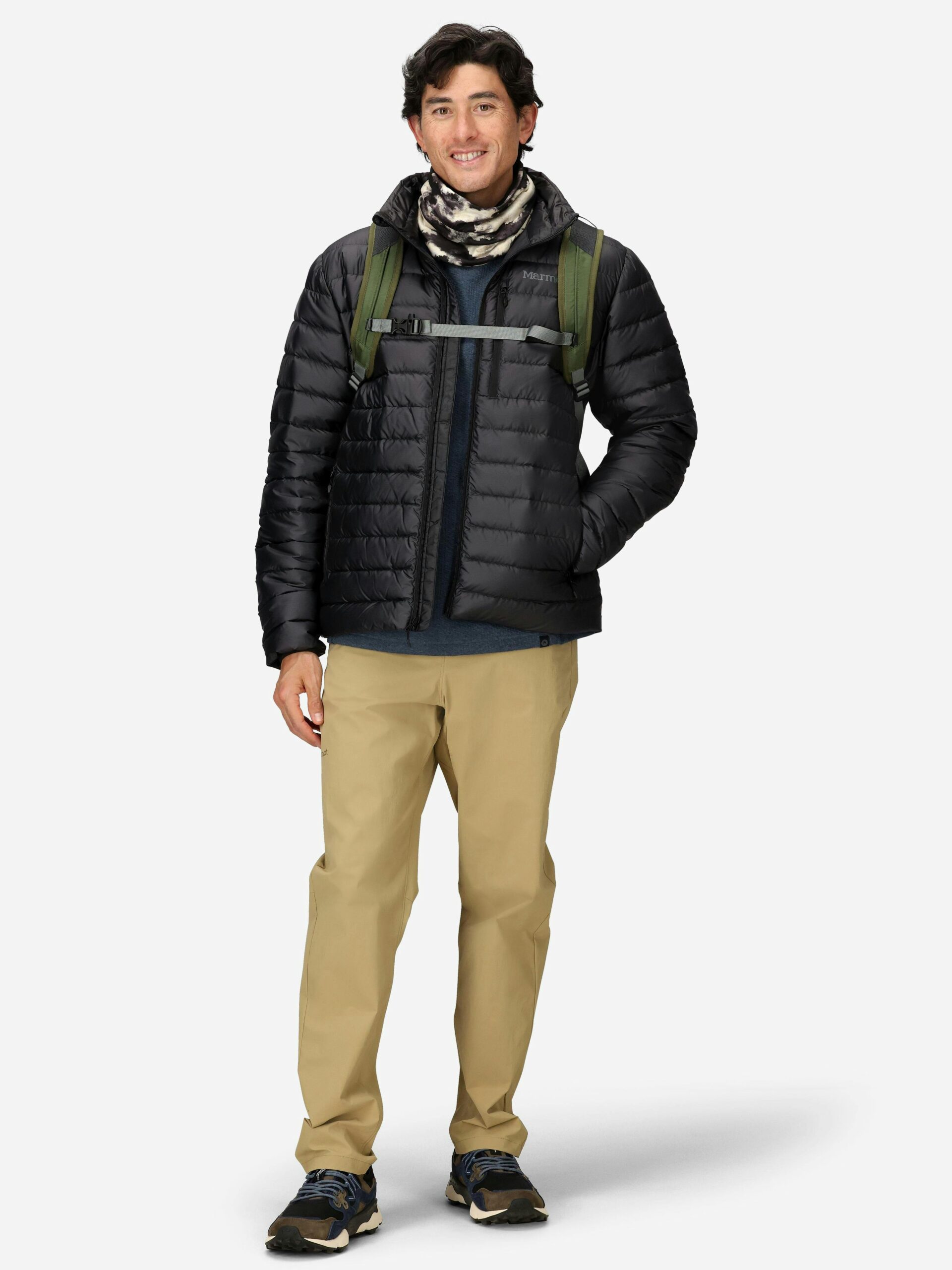 Marmot Men's Highlander Down Jacket in Black - Image 4