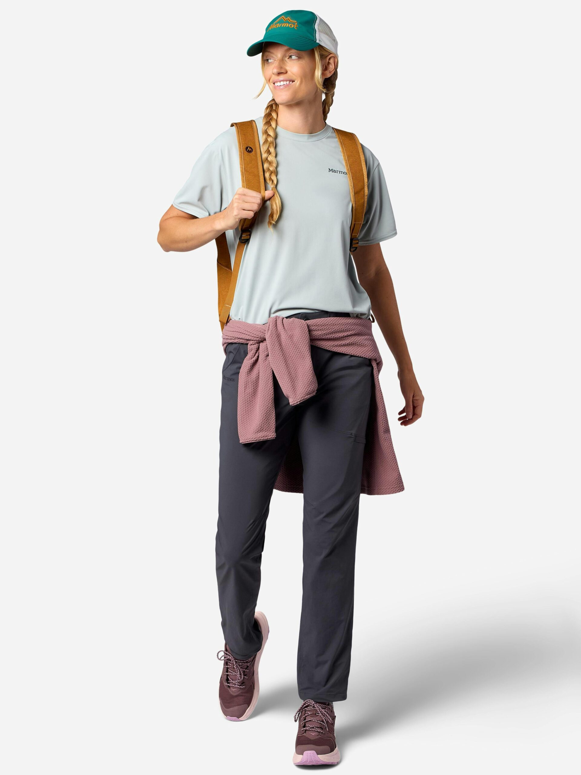 Marmot Women's Trailway UPF 50 Hiking Pants - Short in Dark Steel - Image 4