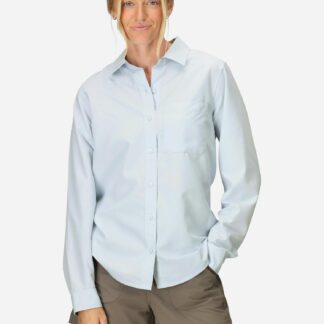 Marmot Women's AirExchange UPF 40 Long-Sleeve Shirt in Vapor