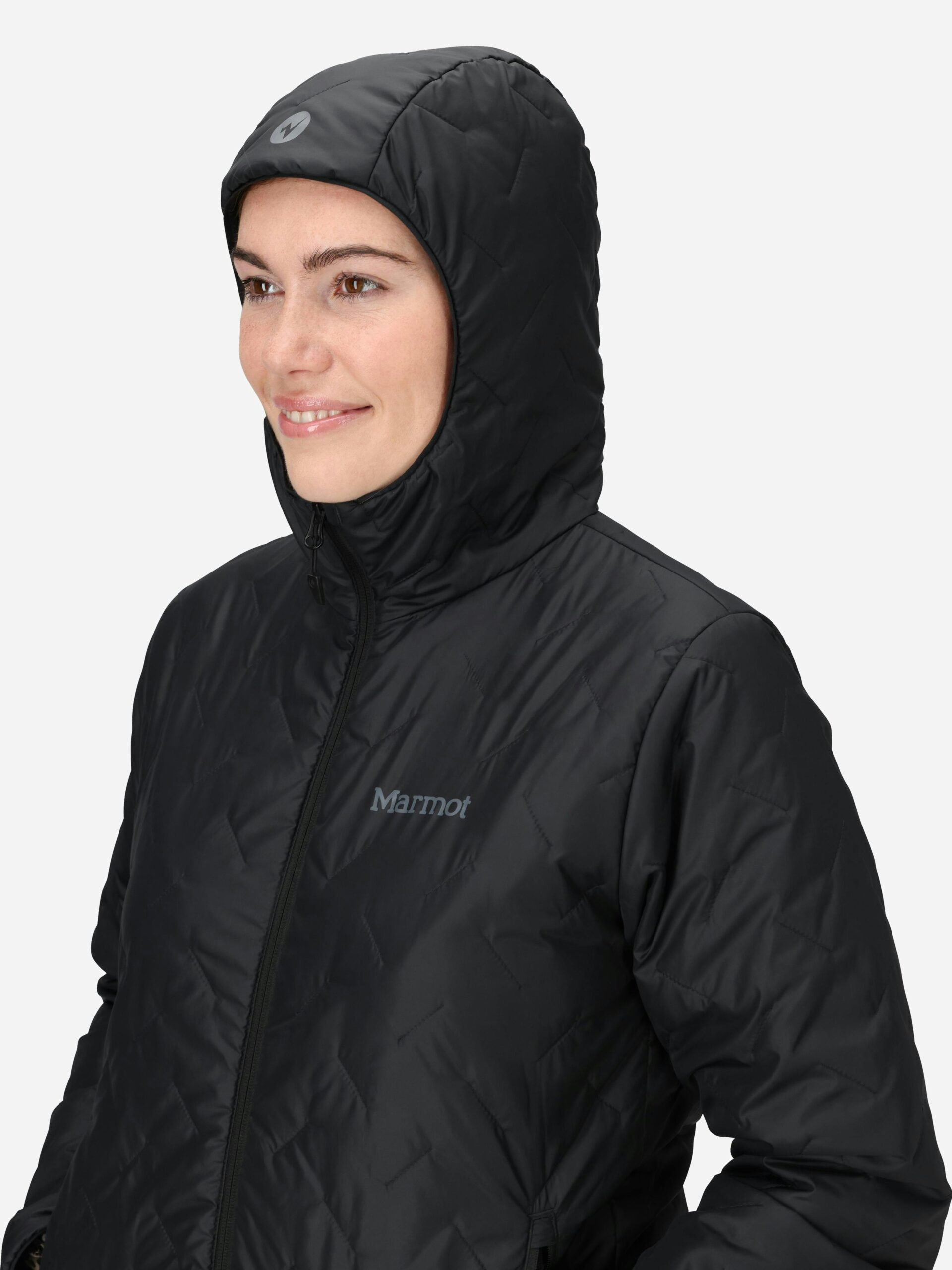 Marmot Women’s MonoQuilt PrimaLoft® Insulated Hoody in Black - Image 5