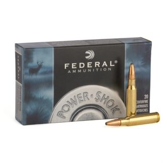 Federal Power-Shok, 7mm Mauser, SPRN, 175 Grain, 20 Rounds
