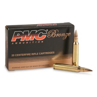 PMC Bronze, .223 Remington, FMJBT, 55 Grain, 20 Rounds