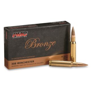 PMC Bronze, .308 Winchester, 147 Grain, FMJBT, 20 Rounds