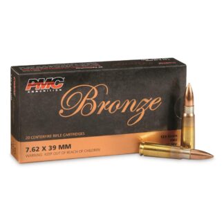PMC Bronze, 7.62x39mm, FMJ, 123 Grain, 20 Rounds