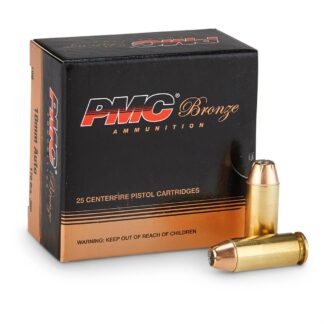 PMC Bronze, 10mm, JHP, 170 Grain, 25 Rounds
