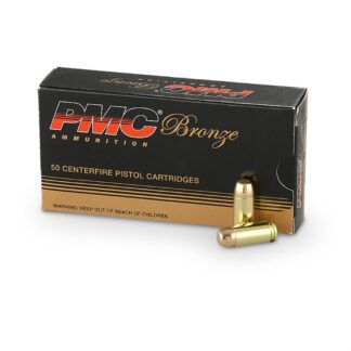 PMC Bronze, .40 S&W, FMJ FP, 180 Grain, 50 Rounds
