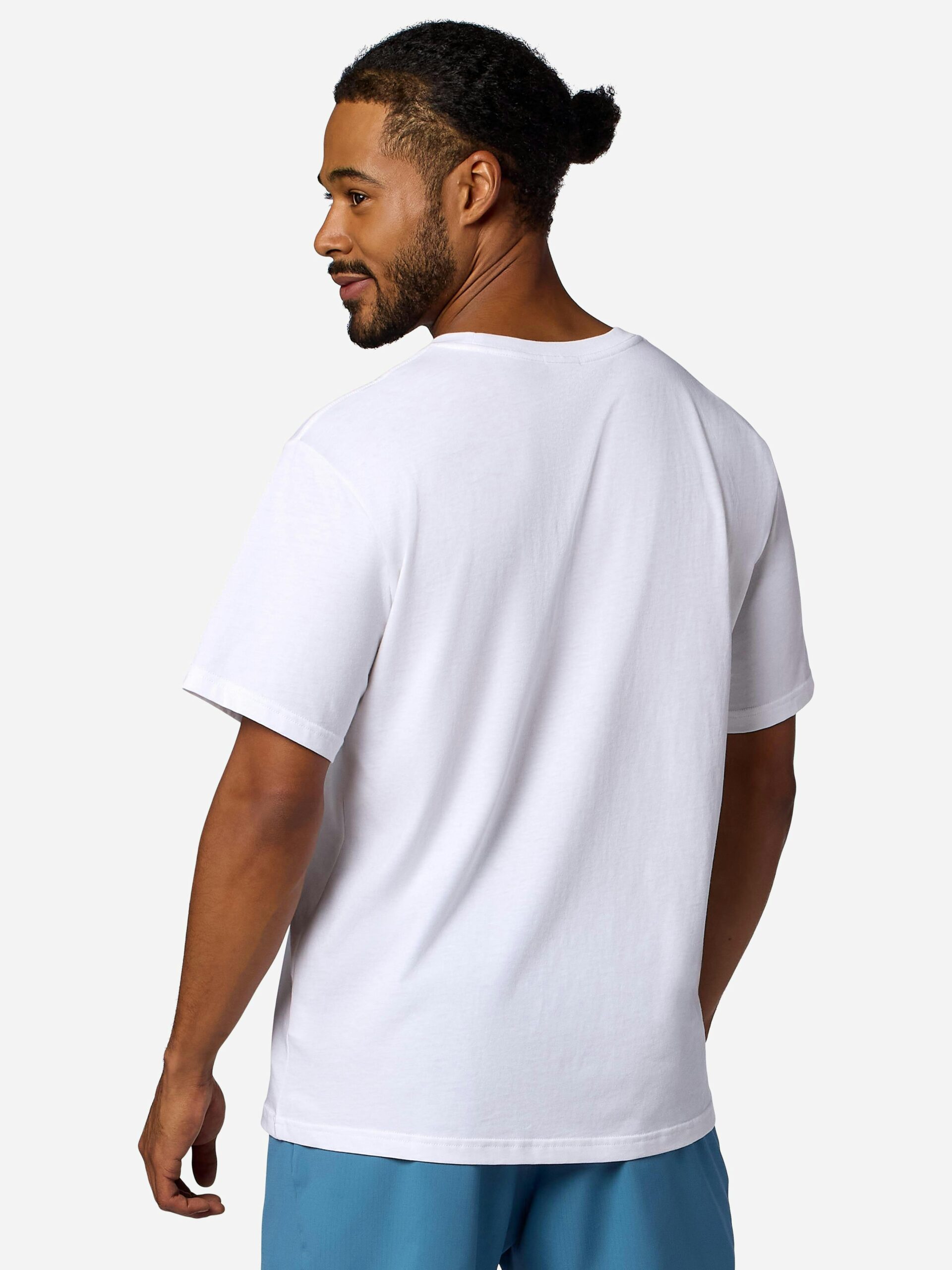 Marmot Men’s Marty Short-Sleeve Pocket T-Shirt (Spring 2026) in White | Recycled Cotton - Image 3