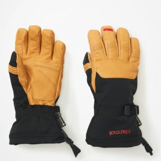 Marmot Men's Ultimate Ski GORE-TEX® Glove in Black/Tan