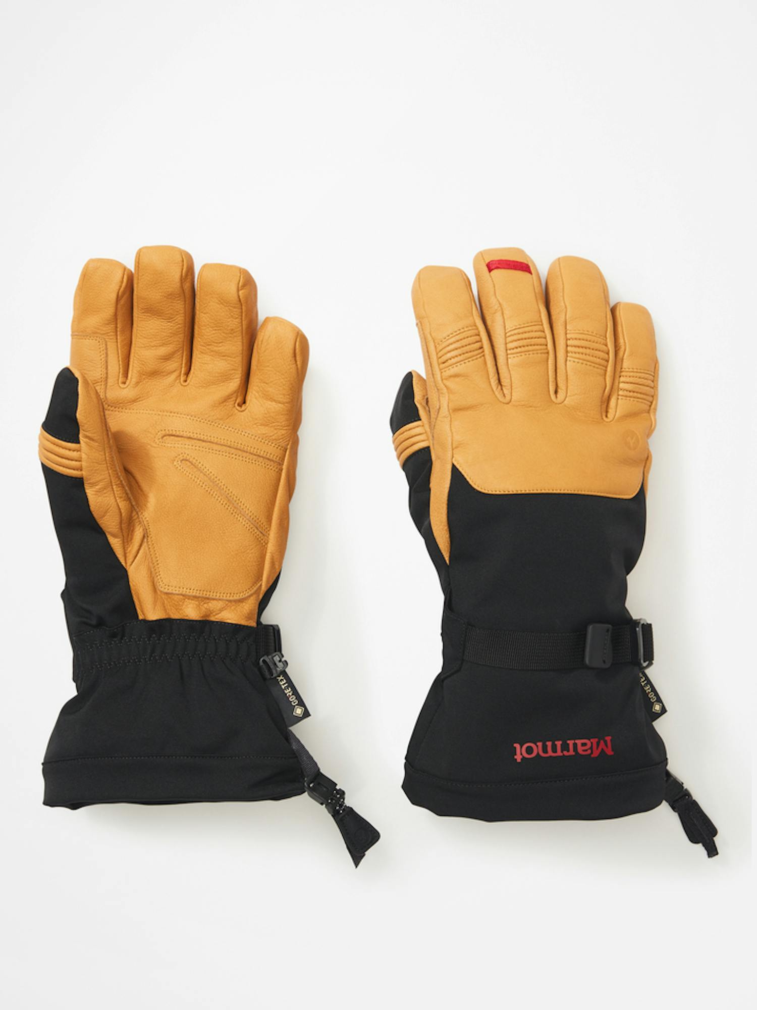 Marmot Men's Ultimate Ski GORE-TEX® Glove in Black/Tan