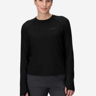 Marmot Women's Windridge UPF 50 Long-Sleeve Shirt (Spring 2026) in Black