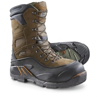 Rocky Blizzard Stalker 1,200-gram Thinsulate Ultra Insulation Steel Toe Boots, Brown
