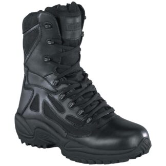 Men's Reebok® 8" Side Zip Stealth Tactical Boots, Black