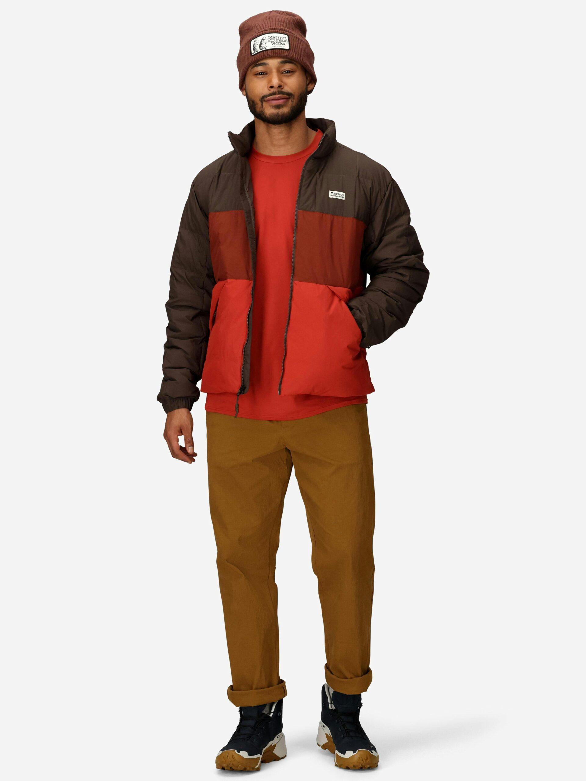 Marmot Men's Ares Down Jacket (Fall 2025) in Hickory Nut/Pecan/Sumac - Image 4