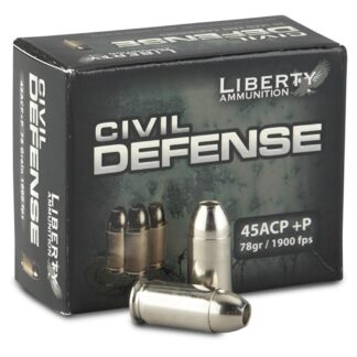 Liberty Civil Defense, .45 ACP, HP, 78 Grain, 20 Rounds
